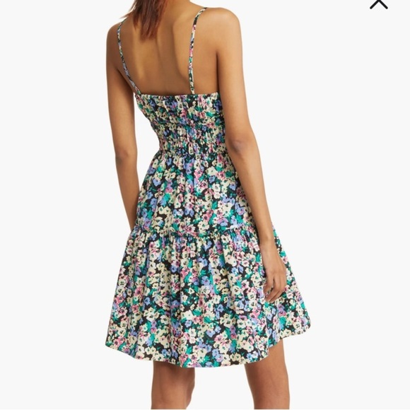 NWT Rails Carmen Multicolor Wildflower Meadow Floral Midi Dress Womens Size Med - Picture 13 of 15